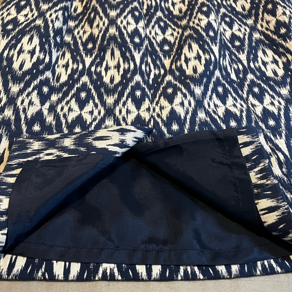 Beautifully made Banana Republic Ikat woven strapless dress size 8 excellent con - Picture 10 of 15